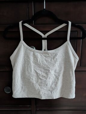 Beyond Yoga Cropped Bray Top with Strappy Back